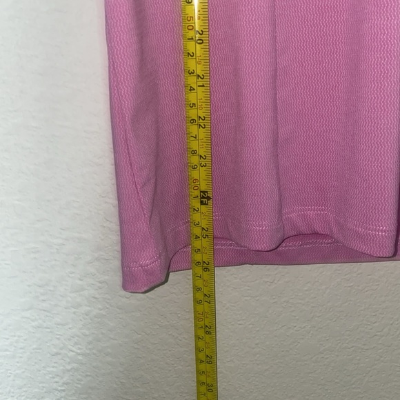 🐆Callaway Opti-Dri Pink quarter zip short sleeved polo! - Picture 4 of 8